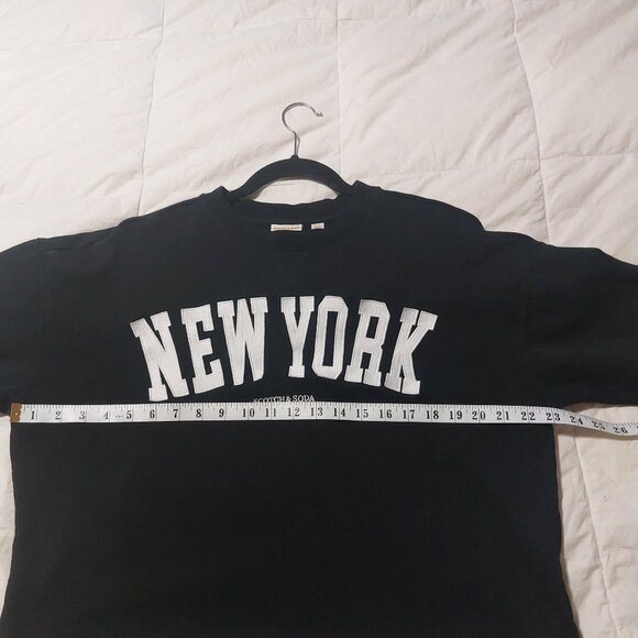 Scotch & Soda Amsterdam Black New York Sweatshirt - Picture 6 of 8